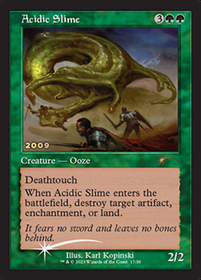 Acidic Slime [30th Anniversary Promos] | Card Citadel
