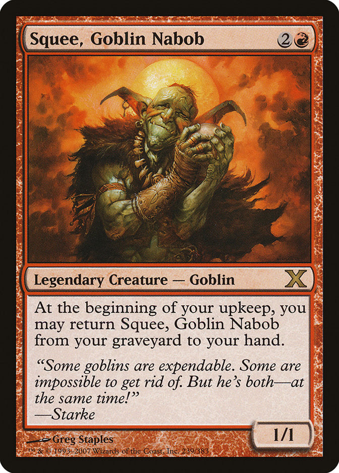 Squee, Goblin Nabob [Tenth Edition] | Card Citadel