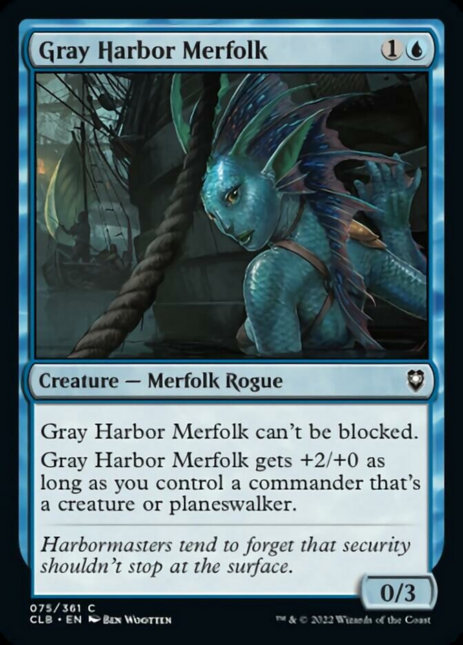 Gray Harbor Merfolk [Commander Legends: Battle for Baldur's Gate] | Card Citadel