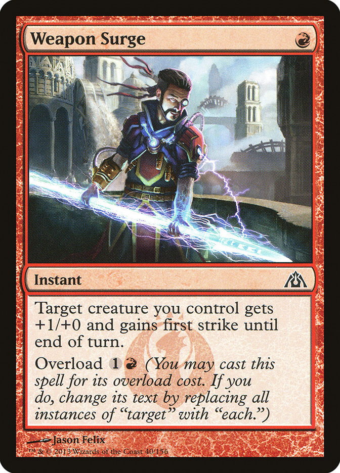 Weapon Surge [Dragon's Maze] | Card Citadel