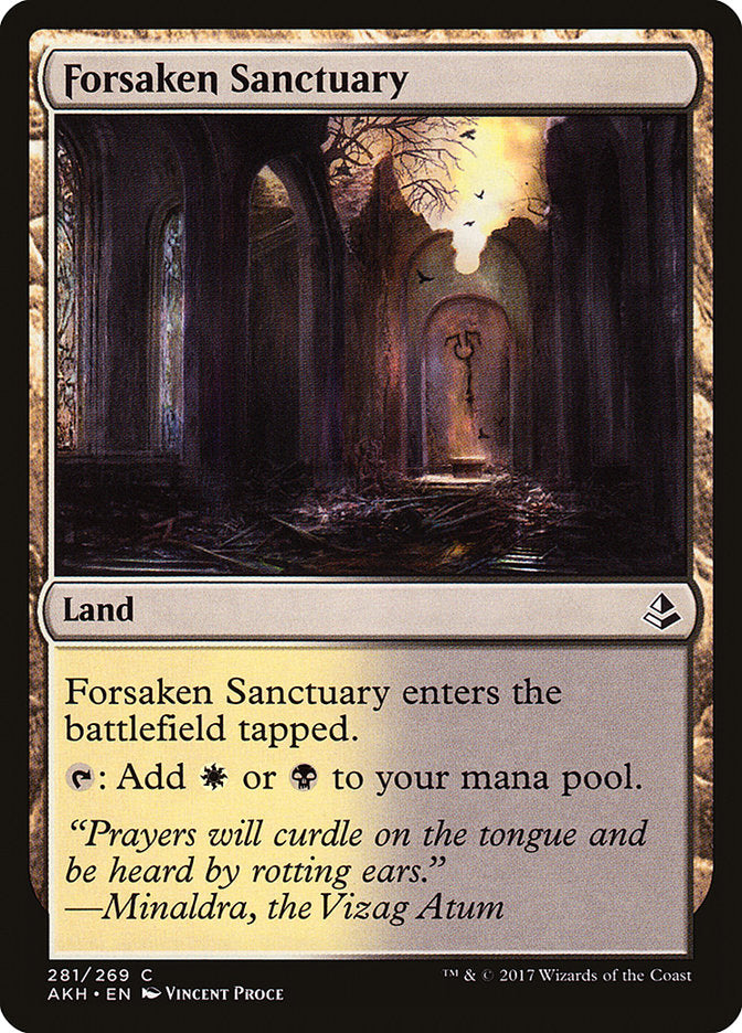 Forsaken Sanctuary [Amonkhet] | Card Citadel