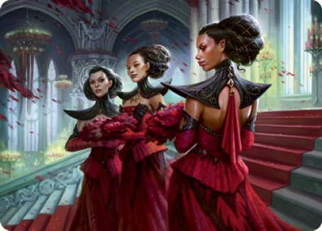 Olivia's Attendants Art Card [Innistrad: Crimson Vow Art Series] | Card Citadel