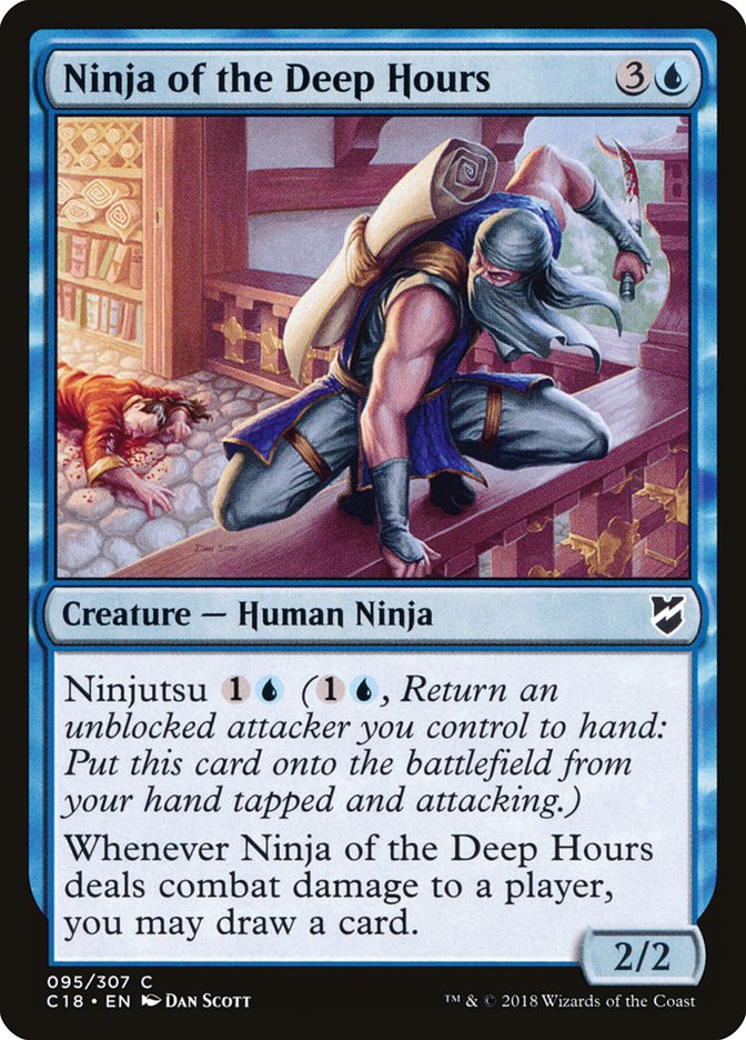 Ninja of the Deep Hours [Commander 2018] | Card Citadel