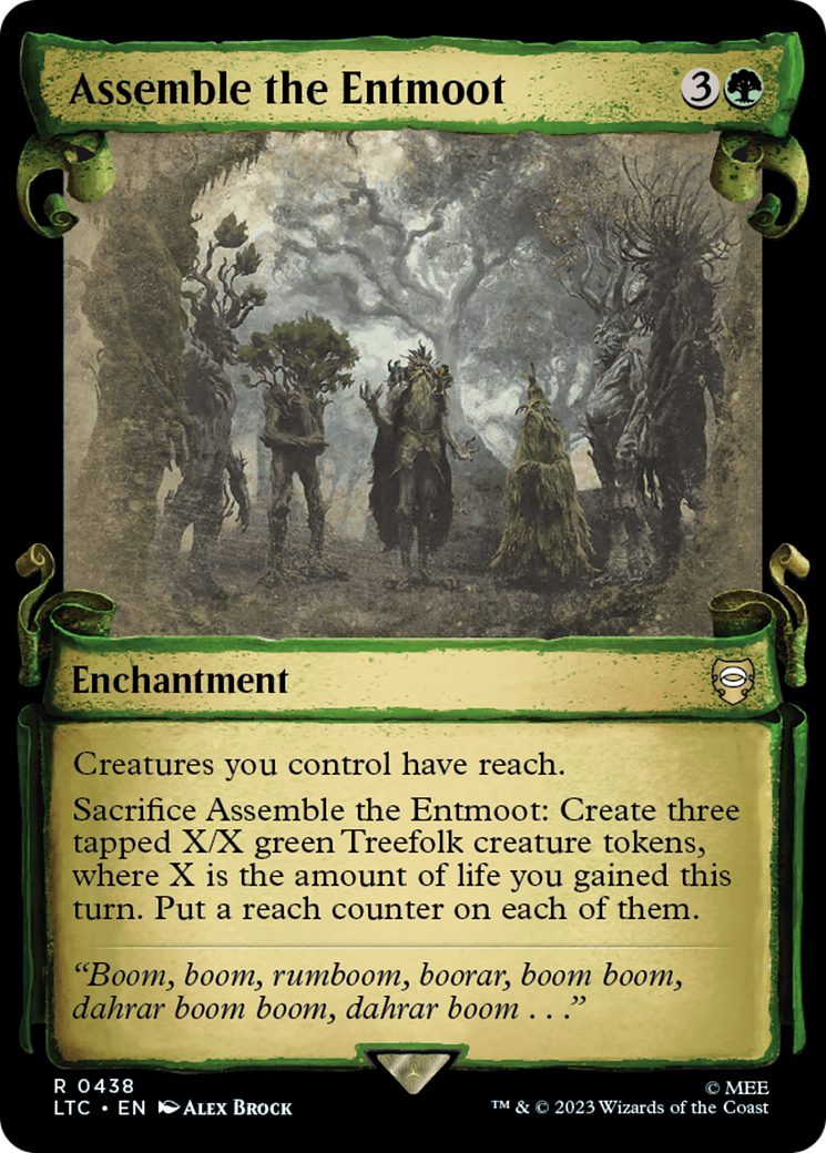 Assemble the Entmoot [The Lord of the Rings: Tales of Middle-Earth Commander Showcase Scrolls] | Card Citadel