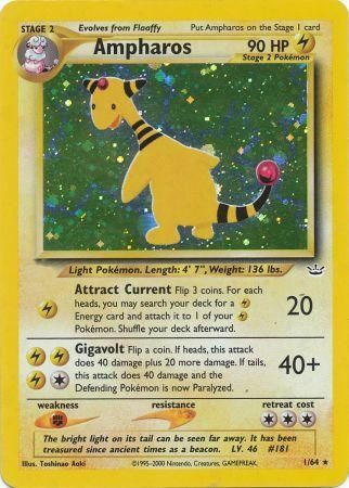 Ampharos (1/64) [Neo Revelation Unlimited] | Card Citadel