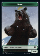 Bear // Knight Double-sided Token [Double Masters 2022 Tokens] | Card Citadel