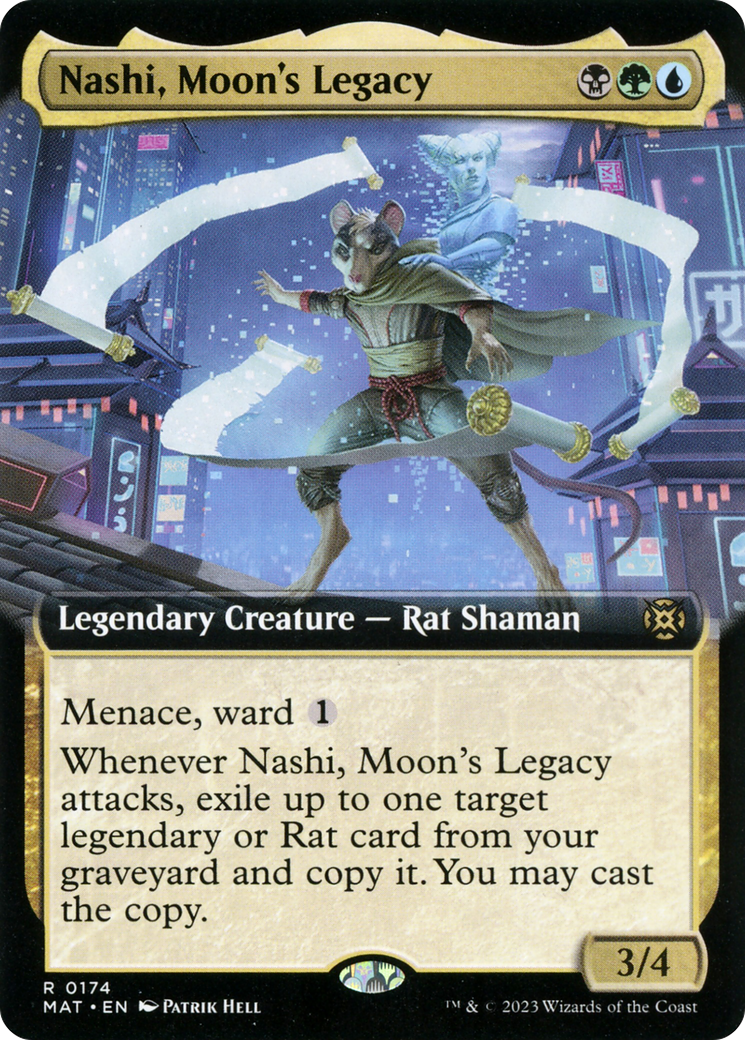 Nashi, Moon's Legacy (Extended Art) [March of the Machine: The Aftermath] | Card Citadel