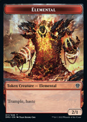 Saproling // Elemental Double-sided Token [Dominaria United Tokens] | Card Citadel