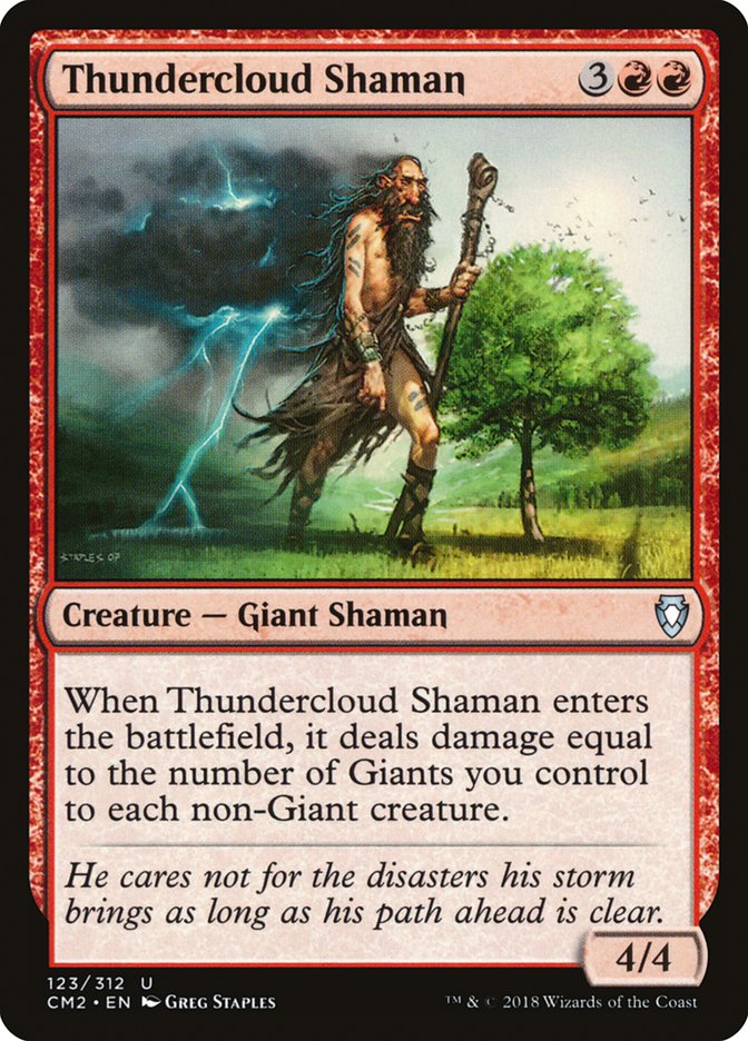 Thundercloud Shaman [Commander Anthology Volume II] | Card Citadel