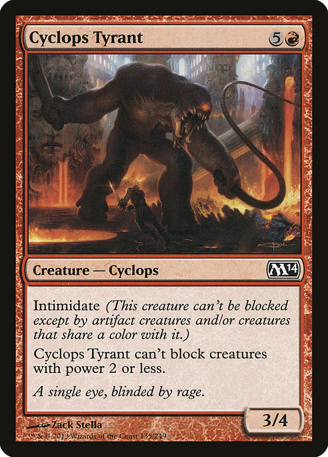 Cyclops Tyrant [Magic 2014] | Card Citadel