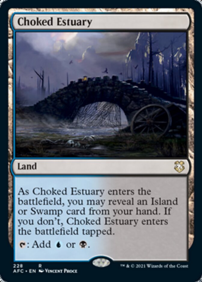 Choked Estuary [Dungeons & Dragons: Adventures in the Forgotten Realms Commander] | Card Citadel