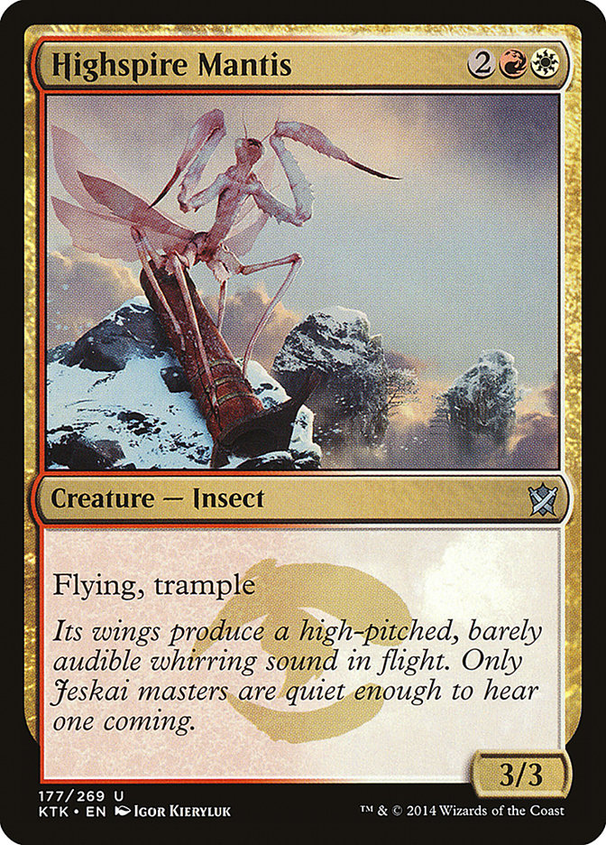 Highspire Mantis [Khans of Tarkir] | Card Citadel