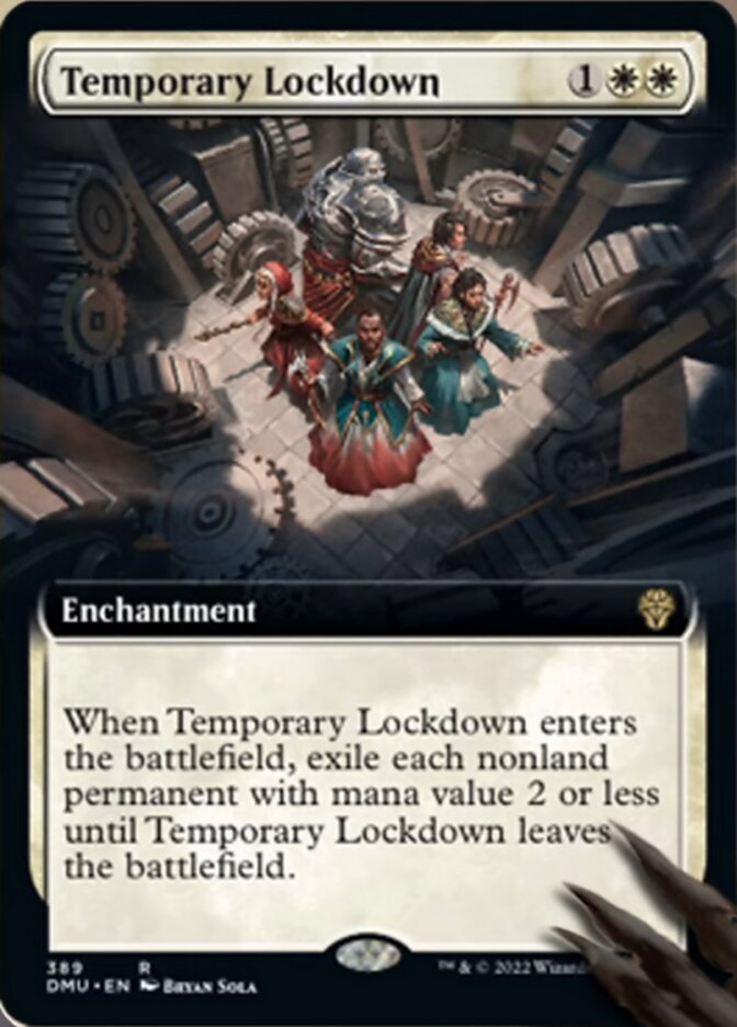 Temporary Lockdown (Extended Art) [Dominaria United] | Card Citadel