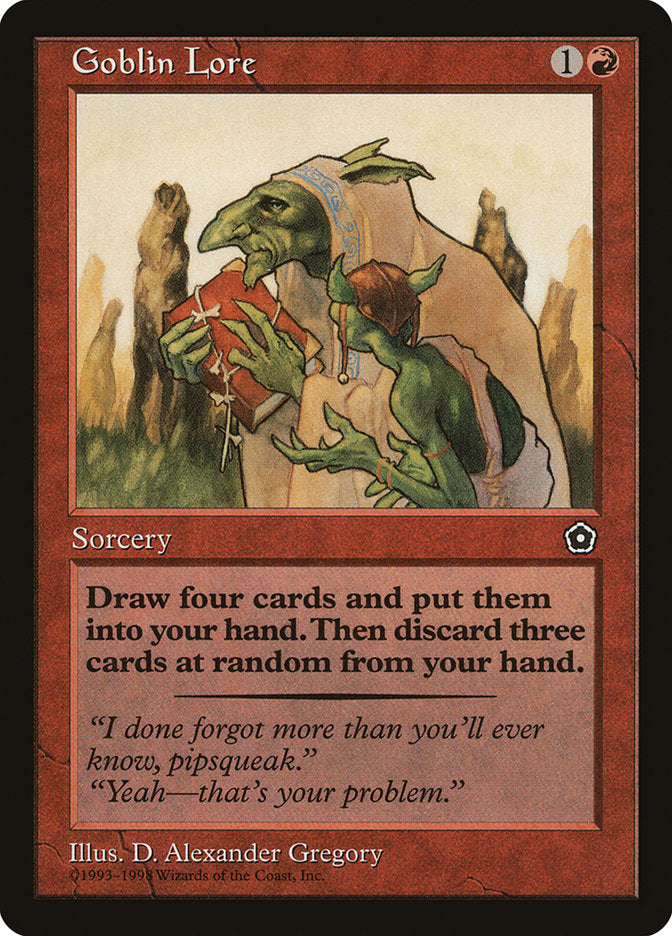 Goblin Lore [Portal Second Age] | Card Citadel