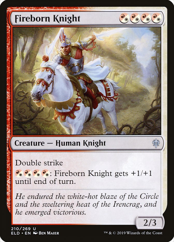 Fireborn Knight [Throne of Eldraine] | Card Citadel