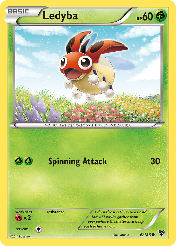 Ledyba (6/146) [XY: Base Set] | Card Citadel
