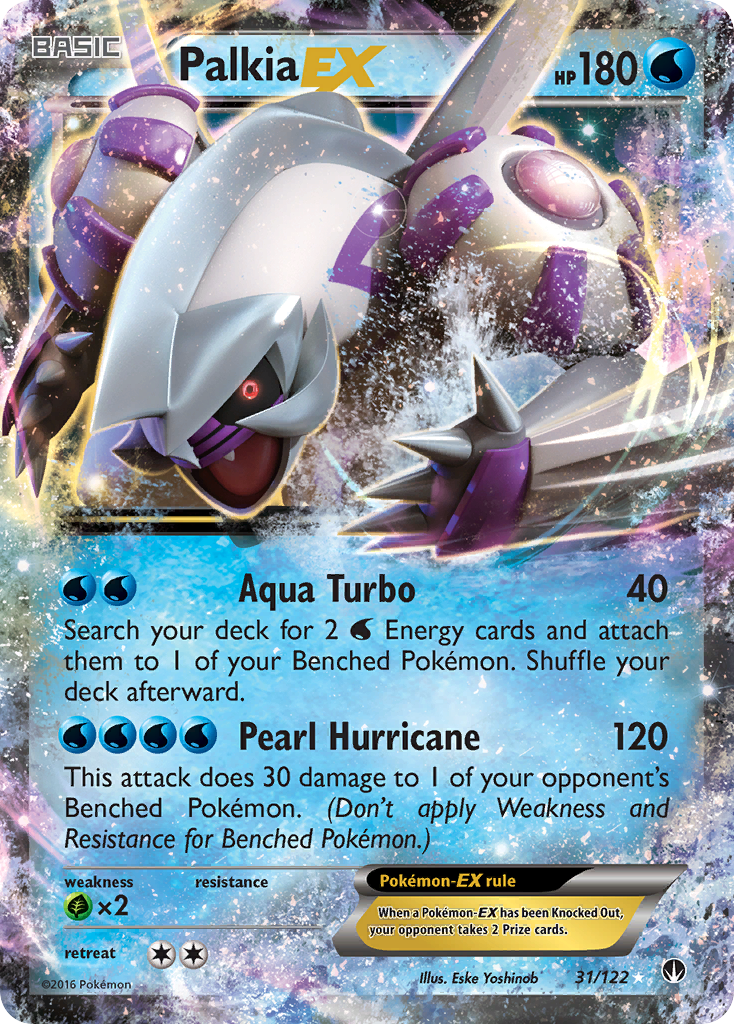 Palkia EX (31/122) [XY: BREAKpoint] | Card Citadel