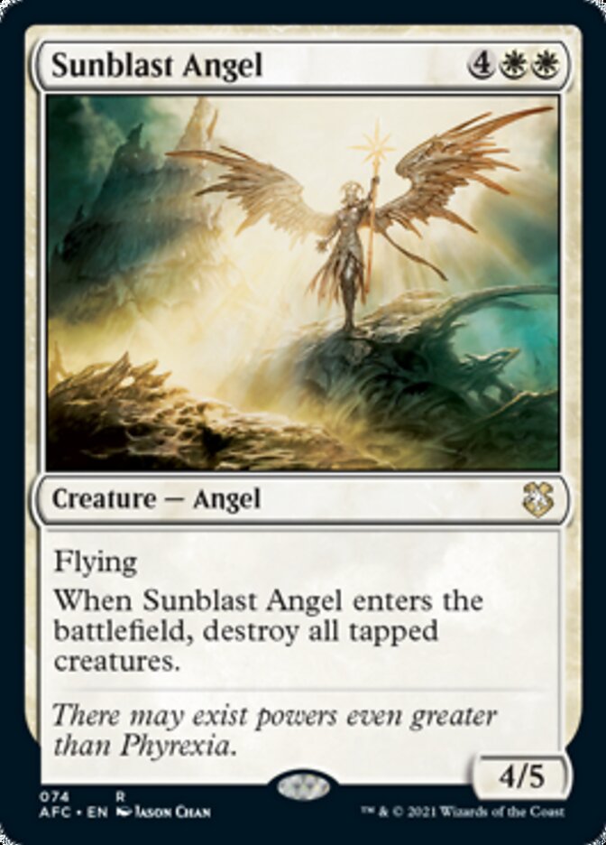 Sunblast Angel [Dungeons & Dragons: Adventures in the Forgotten Realms Commander] | Card Citadel