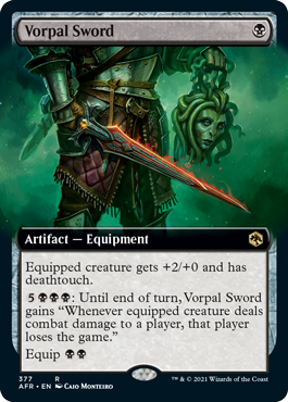 Vorpal Sword (Extended)  [Dungeons & Dragons: Adventures in the Forgotten Realms] | Card Citadel