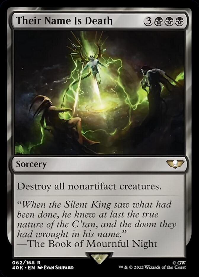 Their Name Is Death (Surge Foil) [Universes Beyond: Warhammer 40,000] | Card Citadel