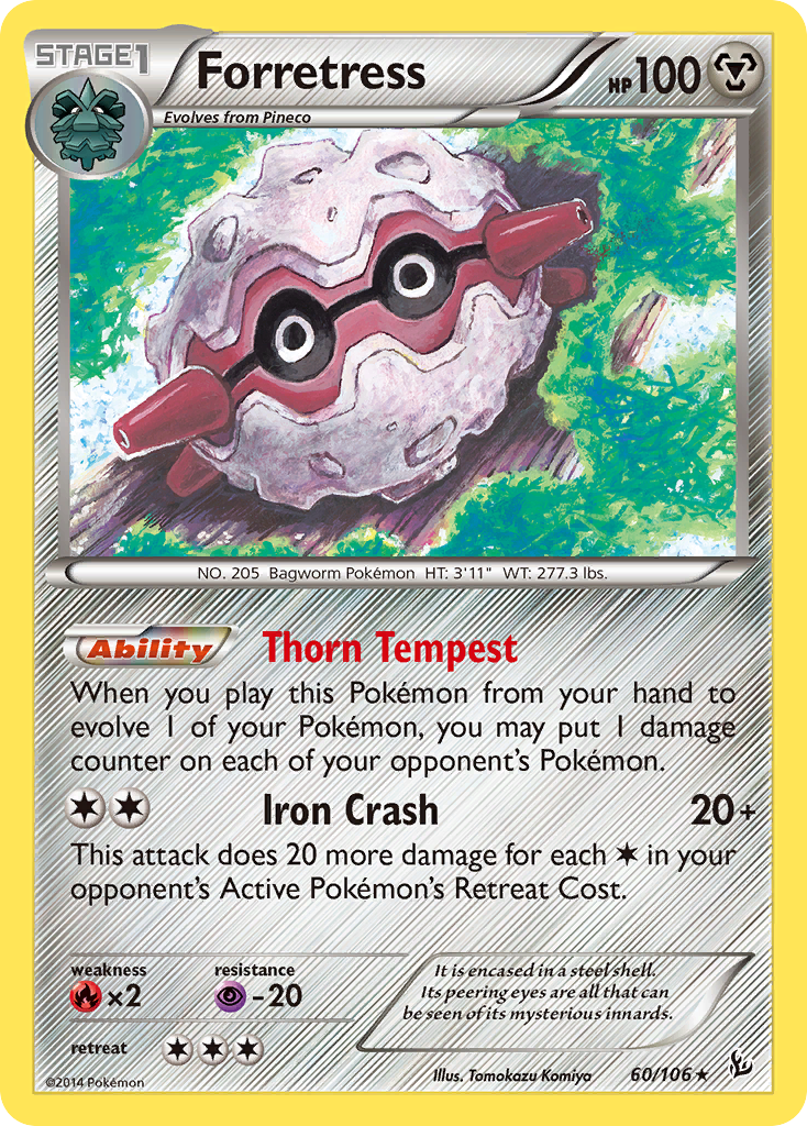 Forretress (60/106) [XY: Flashfire] | Card Citadel