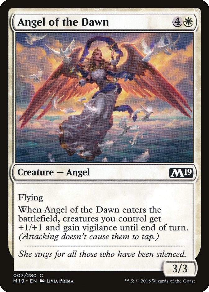 Angel of the Dawn [Core Set 2019] | Card Citadel