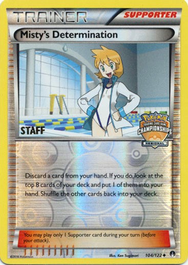 Misty's Determination (104/122) (Regional Championship Promo Staff) [XY: BREAKpoint] | Card Citadel