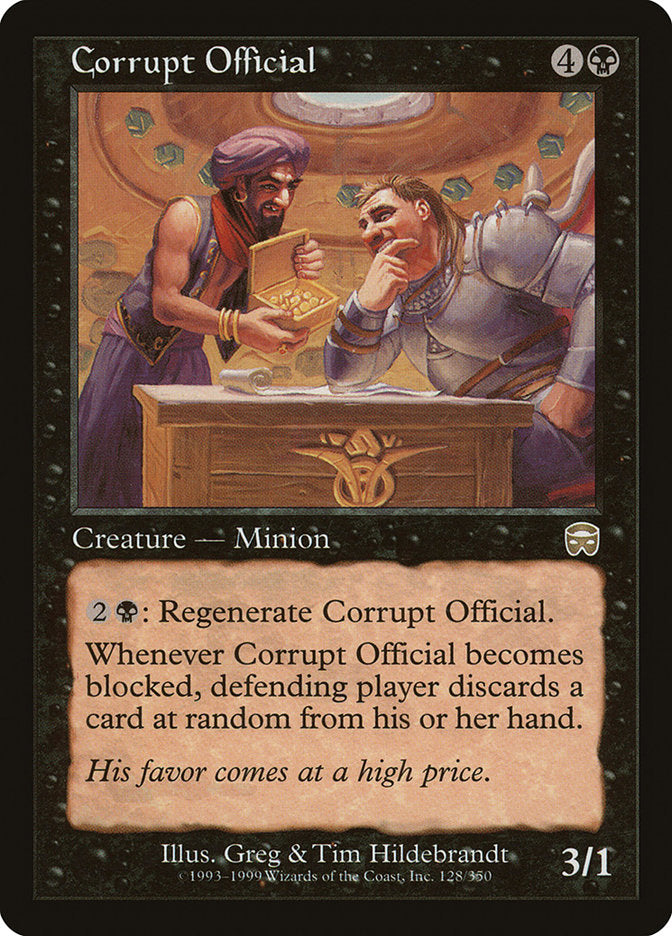 Corrupt Official [Mercadian Masques] | Card Citadel