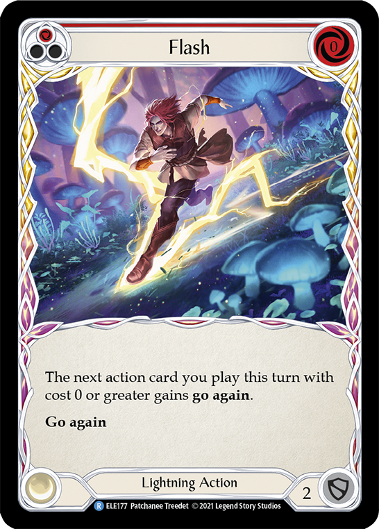 Flash (Red) [ELE177] (Tales of Aria)  1st Edition Normal | Card Citadel