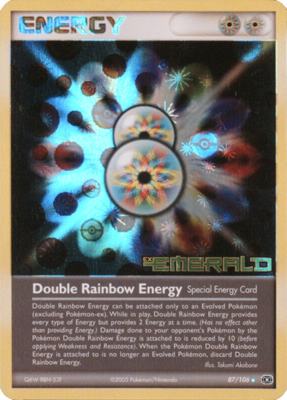Double Rainbow Energy (87/106) (Stamped) [EX: Emerald] | Card Citadel