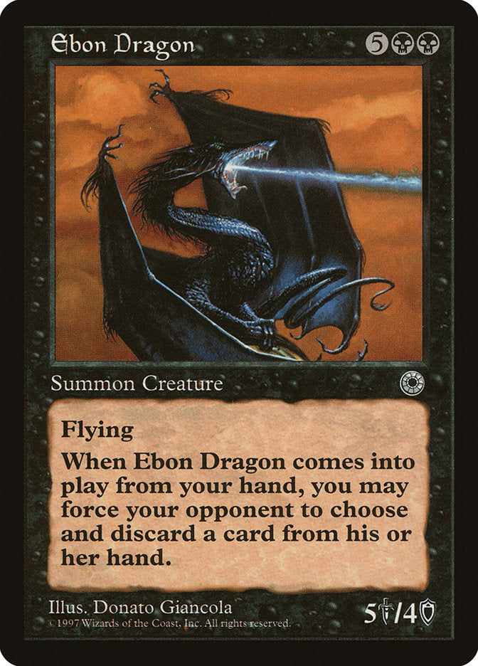 Ebon Dragon [Portal] | Card Citadel