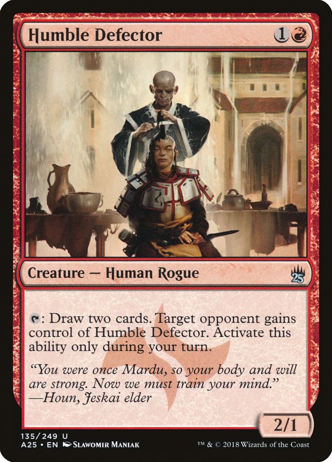 Humble Defector [Masters 25] | Card Citadel