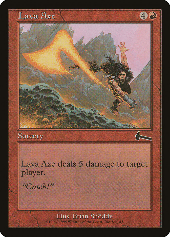 Lava Axe [Urza's Legacy] | Card Citadel