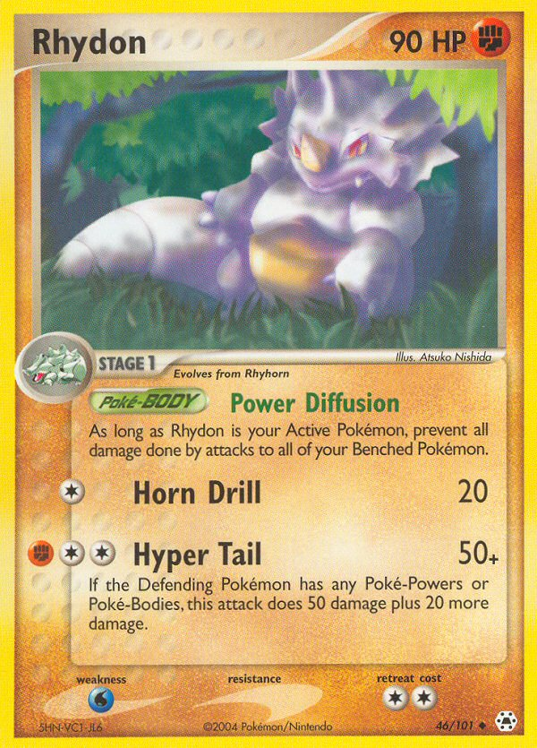 Rhydon (46/101) [EX: Hidden Legends] | Card Citadel