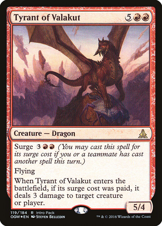 Tyrant of Valakut [Oath of the Gatewatch Promos] | Card Citadel