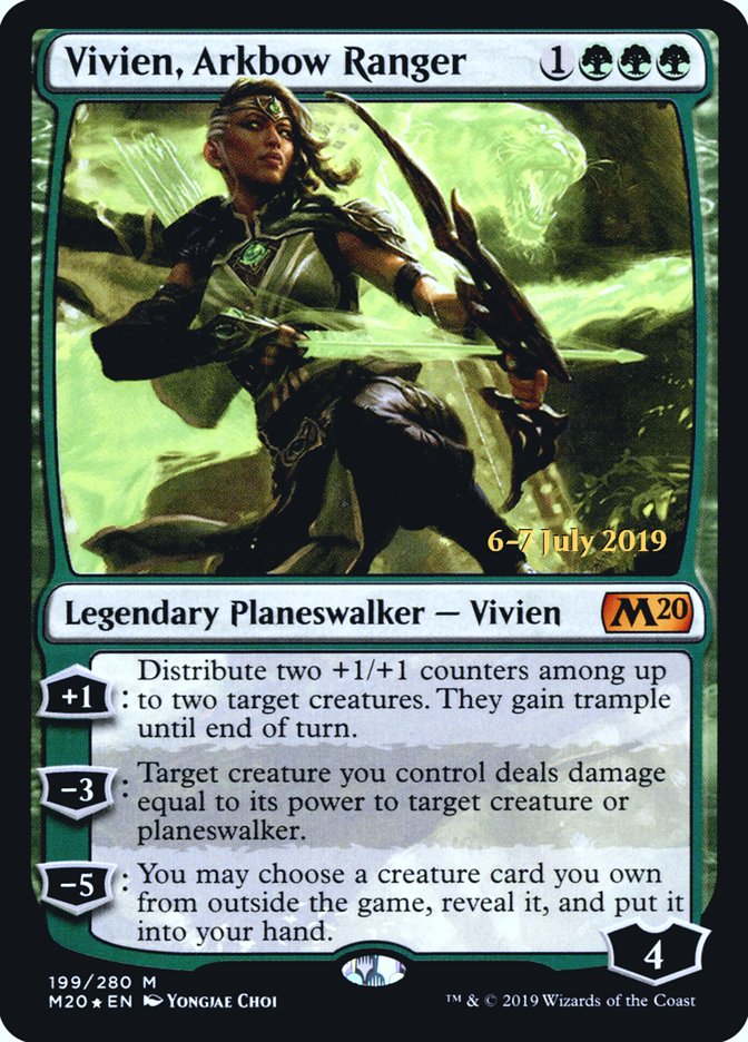 Vivien, Arkbow Ranger  [Core Set 2020 Prerelease Promos] | Card Citadel