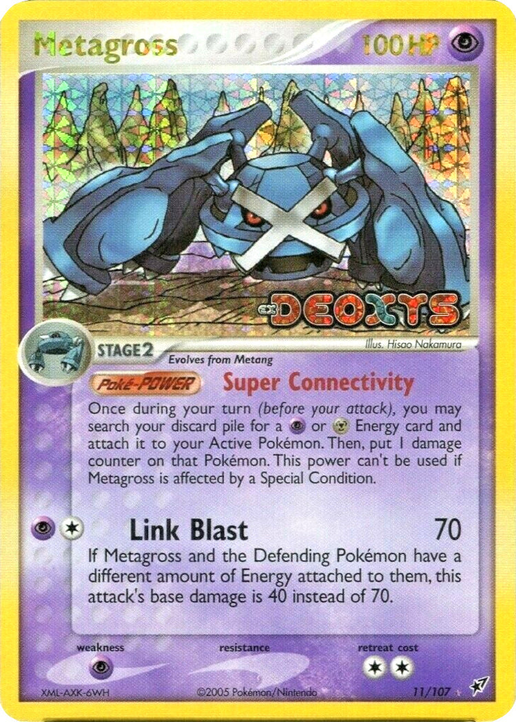 Metagross (11/107) (Stamped) [EX: Deoxys] | Card Citadel