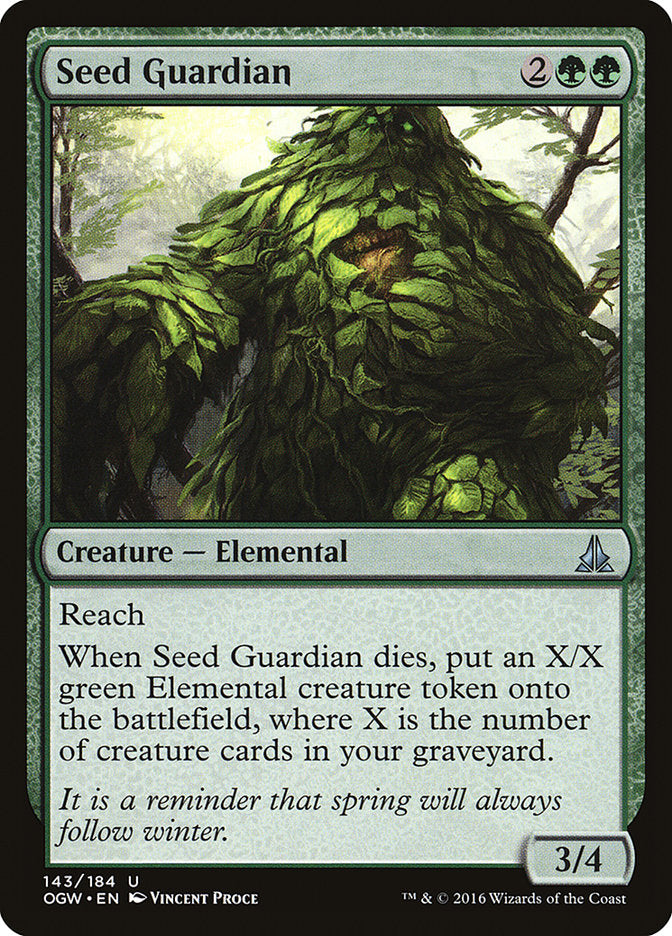 Seed Guardian [Oath of the Gatewatch] | Card Citadel