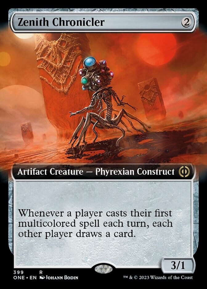 Zenith Chronicler (Extended Art) [Phyrexia: All Will Be One] | Card Citadel