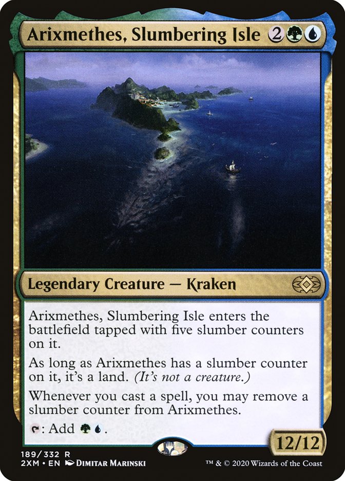 Arixmethes, Slumbering Isle [Double Masters] | Card Citadel