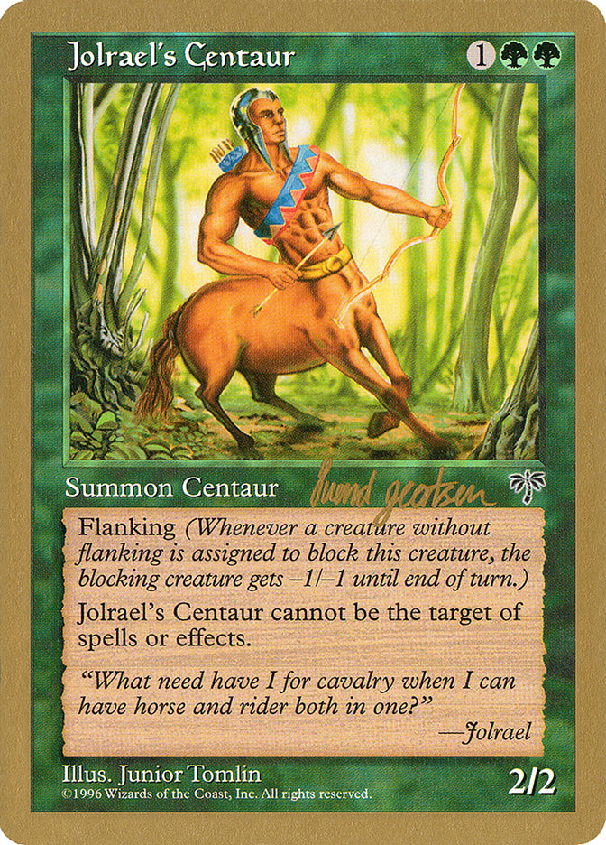 Jolrael's Centaur (Svend Geertsen) [World Championship Decks 1997] | Card Citadel