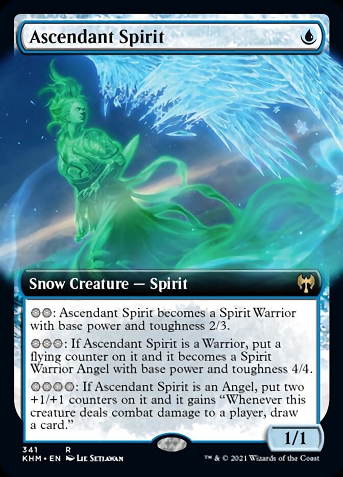 Ascendant Spirit (Extended Art) [Kaldheim] | Card Citadel