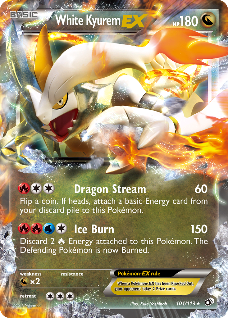 White Kyurem EX (101/113) [Black & White: Legendary Treasures] | Card Citadel