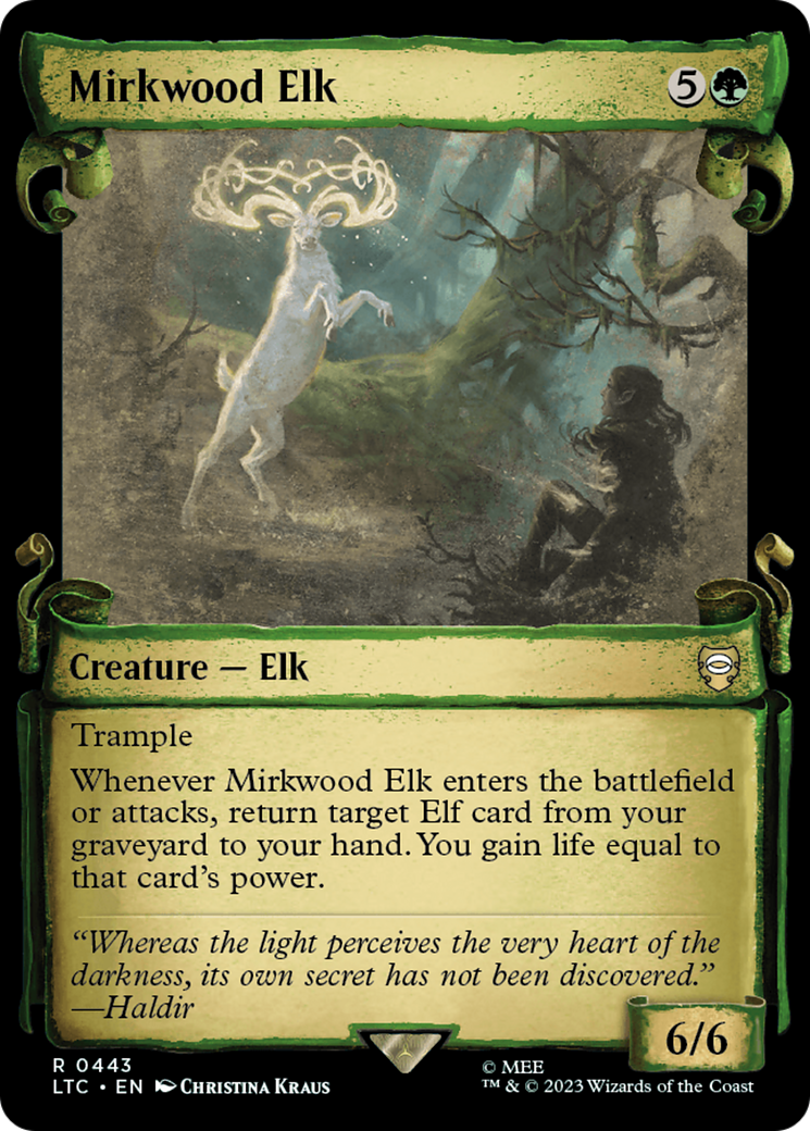Mirkwood Elk [The Lord of the Rings: Tales of Middle-Earth Commander Showcase Scrolls] | Card Citadel