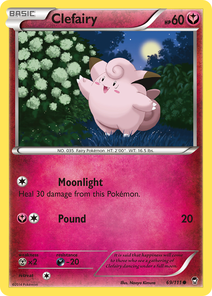 Clefairy (69/111) [XY: Furious Fists] | Card Citadel
