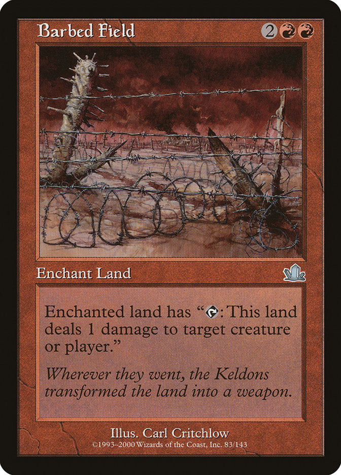 Barbed Field [Prophecy] | Card Citadel