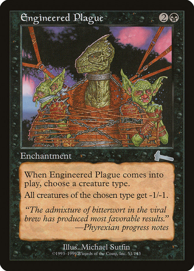 Engineered Plague [Urza's Legacy] | Card Citadel