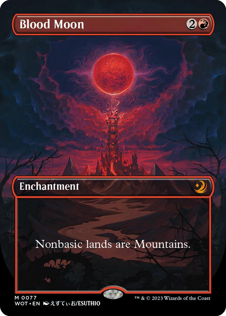 Blood Moon (Anime Borderless) [Wilds of Eldraine: Enchanting Tales] | Card Citadel