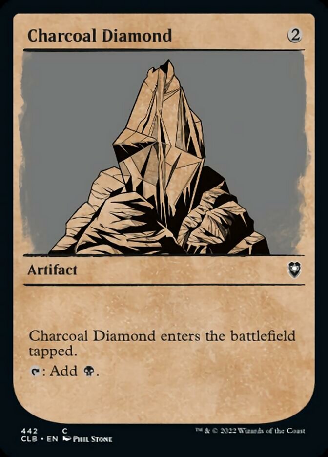 Charcoal Diamond (Showcase) [Commander Legends: Battle for Baldur's Gate] | Card Citadel