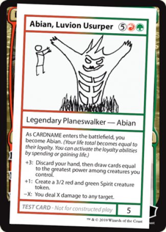 Abian, Luvion Usurper (2021 Edition) [Mystery Booster Playtest Cards] | Card Citadel